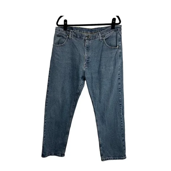 Wrangler Jeans Wrangler Mens Medium Wash Jeans Size 38x29